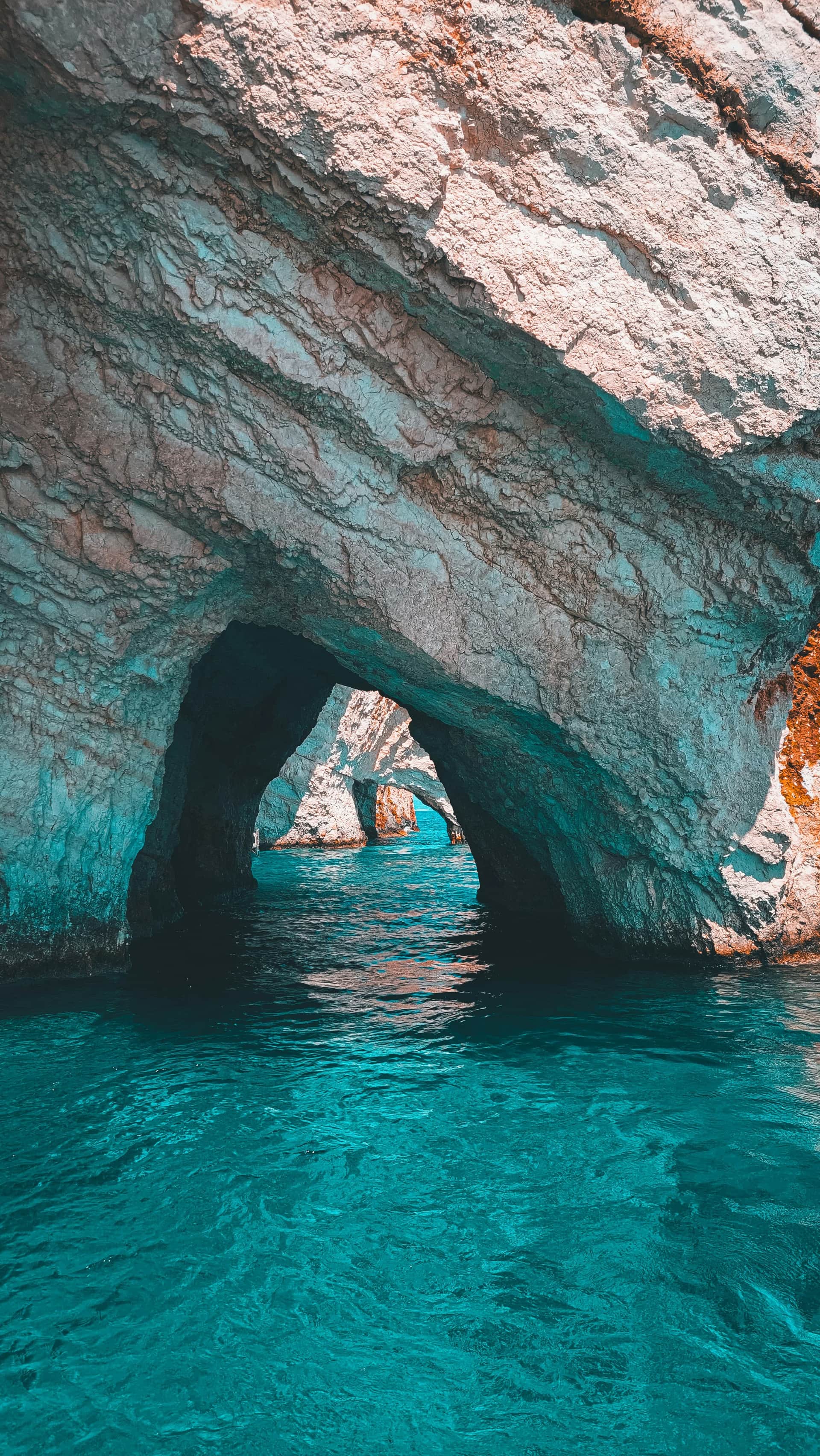 Custom private boat cruise Ionian Islands sea caves Greece